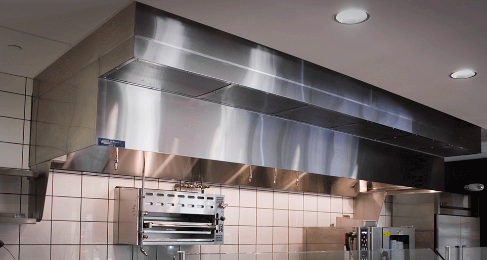 SmartAire-MakeupPlenum Supply Plenum on Restaurant Hood
